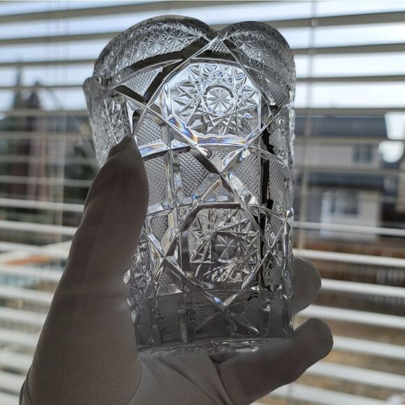 Crystal Pinwheel Vase #0366 - Picture 11 of 11